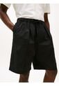 Bermudas Negro Con Logo Colección APXGP Tommy Hilfiger de Tommy Hilfiger