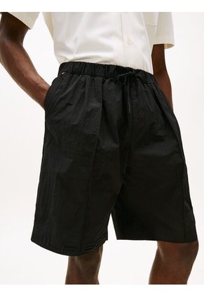 Bermudas Negro Con Logo Colección APXGP Tommy Hilfiger