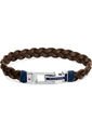 Pulsera Tommy Hilfiger De Piel Marr\u00f3n de Tommy Hilfiger