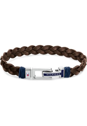 Pulsera Tommy Hilfiger De Piel Marr\u00f3n Tommy Hilfiger