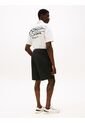 Bermudas Negro Con Logo Colección APXGP Tommy Hilfiger de Tommy Hilfiger