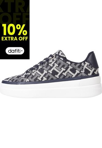 Tenis Con Suela Cupsole En Tejido Denim Tommy Hilfiger Tommy Hilfiger