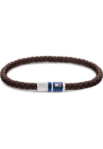 Pulsera Tommy Hilfiger De Cuero Marr\u00f3n Tommy Hilfiger