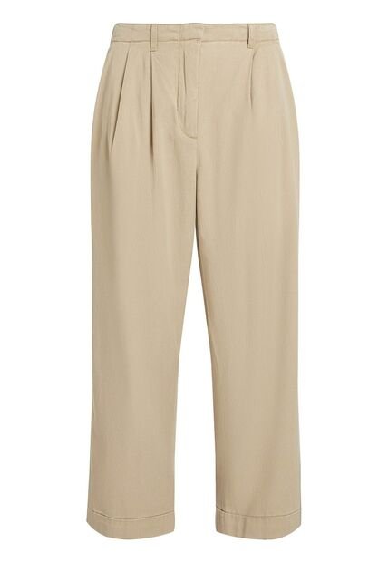 Pantalones Beige Cortos Plisados Tommy Hilfiger
