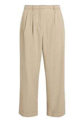 Pantalones Beige Cortos Plisados Tommy Hilfiger