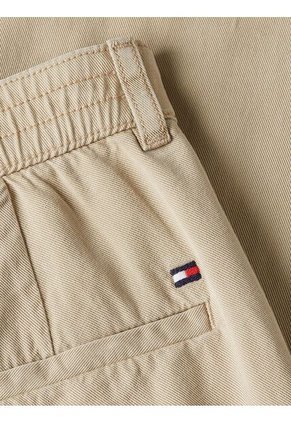 Pantalones Beige Cortos Plisados Tommy Hilfiger
