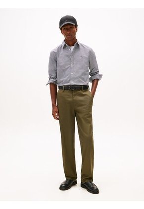 Camisa Negra Heritage Oxford De Cuadros Gingham Tommy Hilfiger