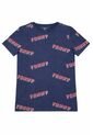 Camiseta Azul Oscuro Con Estampado AOP Tommy Hilfiger de Tommy Hilfiger