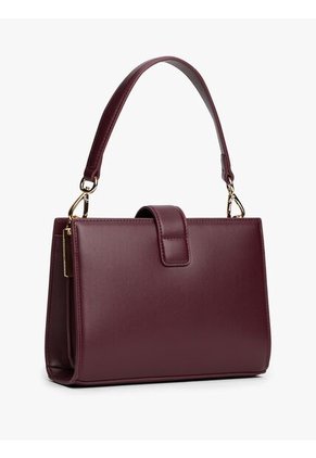 Bolso Rojo Satchel Con Monograma TH Tommy Hilfiger