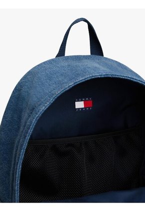 Morral Celeste Denim Con Logo Tommy Hilfiger