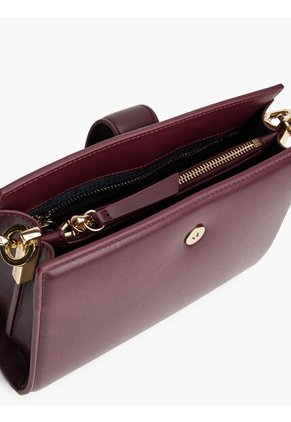 Bolso Rojo Satchel Con Monograma TH Tommy Hilfiger