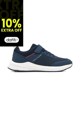 Tenis Azul Con Diseño Cierre De Velcro Y Cordones Tommy Hilfiger Tommy Hilfiger