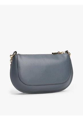 Bolso Gris Cruzado Con Correa De Cadena Tommy Hilfiger