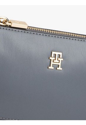 Bolso Gris Cruzado Con Correa De Cadena Tommy Hilfiger