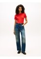 Camiseta Roja Slim De Cuello Redondo Tommy Hilfiger de Tommy Hilfiger