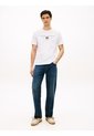 Camiseta Blanca De Punto Con Logo Tommy Hilfiger de Tommy Hilfiger