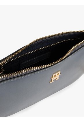 Bolso Gris Cruzado Con Correa De Cadena Tommy Hilfiger