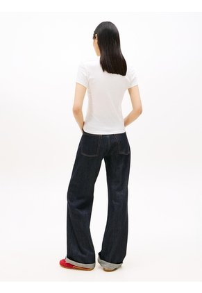 Camiseta Blanca Essential De Corte Slim Tommy Jeans