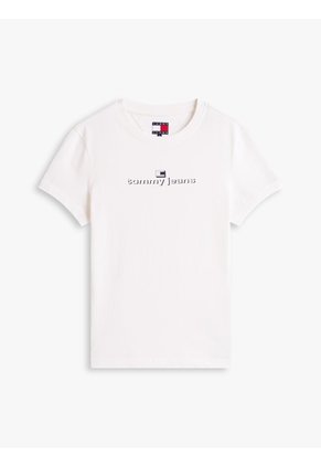 Camiseta Blanca Essential De Corte Slim Tommy Jeans