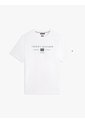Camiseta Blanca De Punto Con Logo Tommy Hilfiger de Tommy Hilfiger