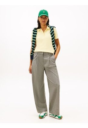 Polo Amarillo 1985 Collection Slim De Piqué Tommy Hilfiger