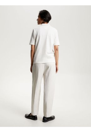 Polo Beige Essential De Corte Regular Para Mujer Tommy Hilfiger