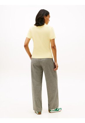 Polo Amarillo 1985 Collection Slim De Piqué Tommy Hilfiger