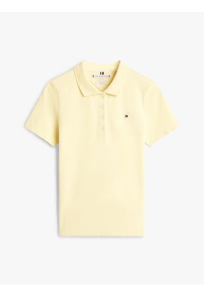 Polo Amarillo 1985 Collection Slim De Piqué Tommy Hilfiger
