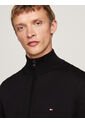 Saco Negro De Cuello Perkins Con Cremallera Tommy Hilfiger de Tommy Hilfiger