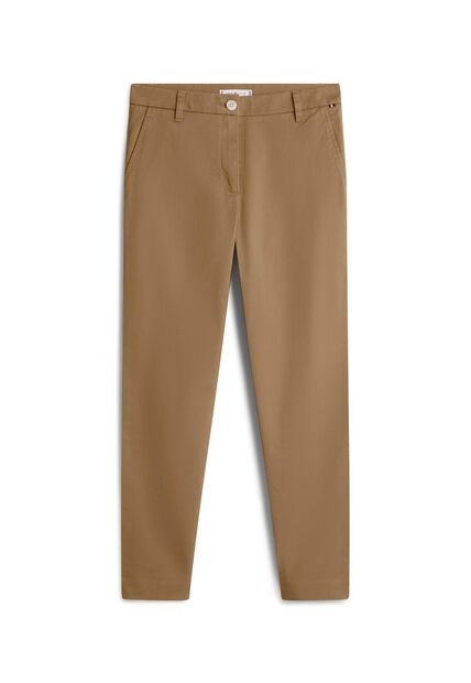 Pantalón Café Chino Con Logo Tommy Hilfiger