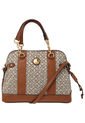 Bolso Beige-Café Tommy Hilfiger Cv Satchel de Tommy Hilfiger