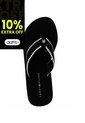 Sandalias Negro De Cuña Con Monograma TH Tommy Hilfiger de Tommy Hilfiger