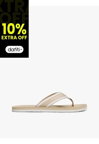 Sandalias Beige Con Logo Del Monotipo Hilfiger Tommy Hilfiger Tommy Hilfiger