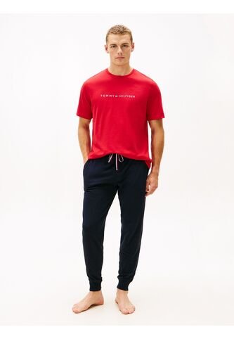 Set Azul De Pijama Navy De Camiseta Y Pantalón Tommy Hilfiger Tommy Hilfiger