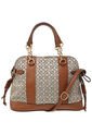 Bolso Beige-Café Tommy Hilfiger Cv Satchel de Tommy Hilfiger