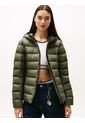 Chaqueta Gris Acolchada De Plumón Con Capota Tommy Jeans de Tommy Hilfiger