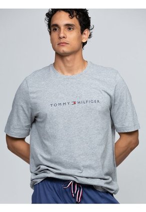 Set Multicolor De Pijama Navy De Camiseta Y Pantalón Tommy Hilfiger