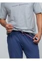 Set Multicolor De Pijama Navy De Camiseta Y Pantalón Tommy Hilfiger de Tommy Hilfiger