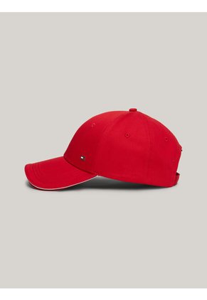 Gorra Roja De Béisbol Con Seis Paneles Y Logo Tommy Hilfiger