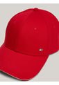 Gorra Roja De Béisbol Con Seis Paneles Y Logo Tommy Hilfiger de Tommy Hilfiger