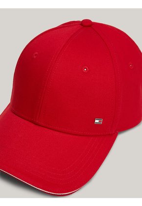 Gorra Roja De Béisbol Con Seis Paneles Y Logo Tommy Hilfiger