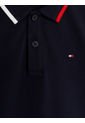 Polo De Corte Regular Con Cuello Ribeteado Niño Azul Tommy Hilfiger de Tommy Hilfiger