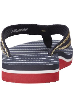 Sandalias De Playa Con Tiras Distintivas Mujer Azul Tommy Hilfiger
