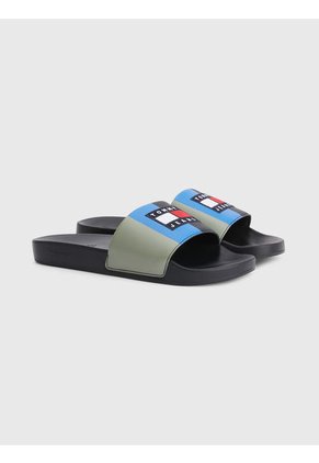 Sandalias Color Block Hombre Negro Tommy Hilfiger