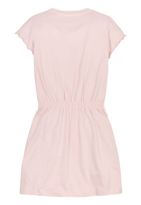 Vestido Rosado De Manga Corta Para Niñas Tommy Hilfiger
