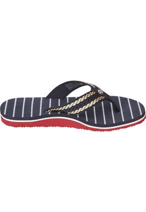 Sandalias De Playa Con Tiras Distintivas Mujer Azul Tommy Hilfiger