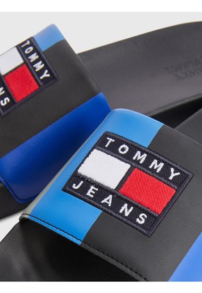 Sandalias Color Block Hombre Negro Tommy Hilfiger