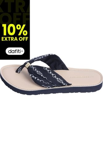 Sandalias Azul Elevadas Con Logo Tommy Hilfiger Tommy Hilfiger