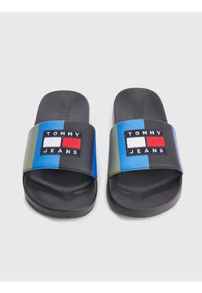 Sandalias Color Block Hombre Negro Tommy Hilfiger