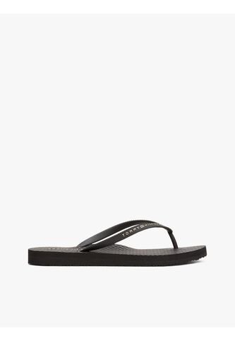 Sandalias Negro Con Logo Texturizado Tommy Hilfiger Tommy Hilfiger